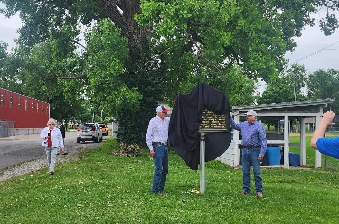 Fredonia Valley Heritage Society dedication event for historical marker #2667, May 2025. Photo by Pam Faughn.