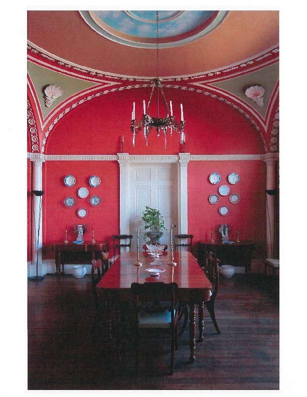 Original entrance hall of Elmwood Hall