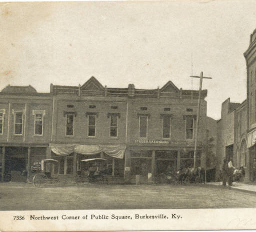 Public Square. Burkesville, KY.