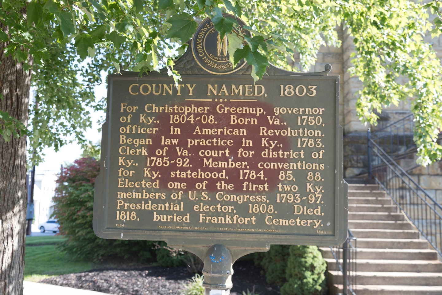 County Named, 1803
