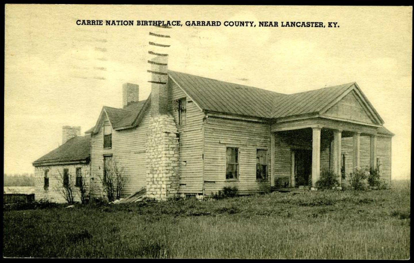 Birthplace of Carry A. Nation