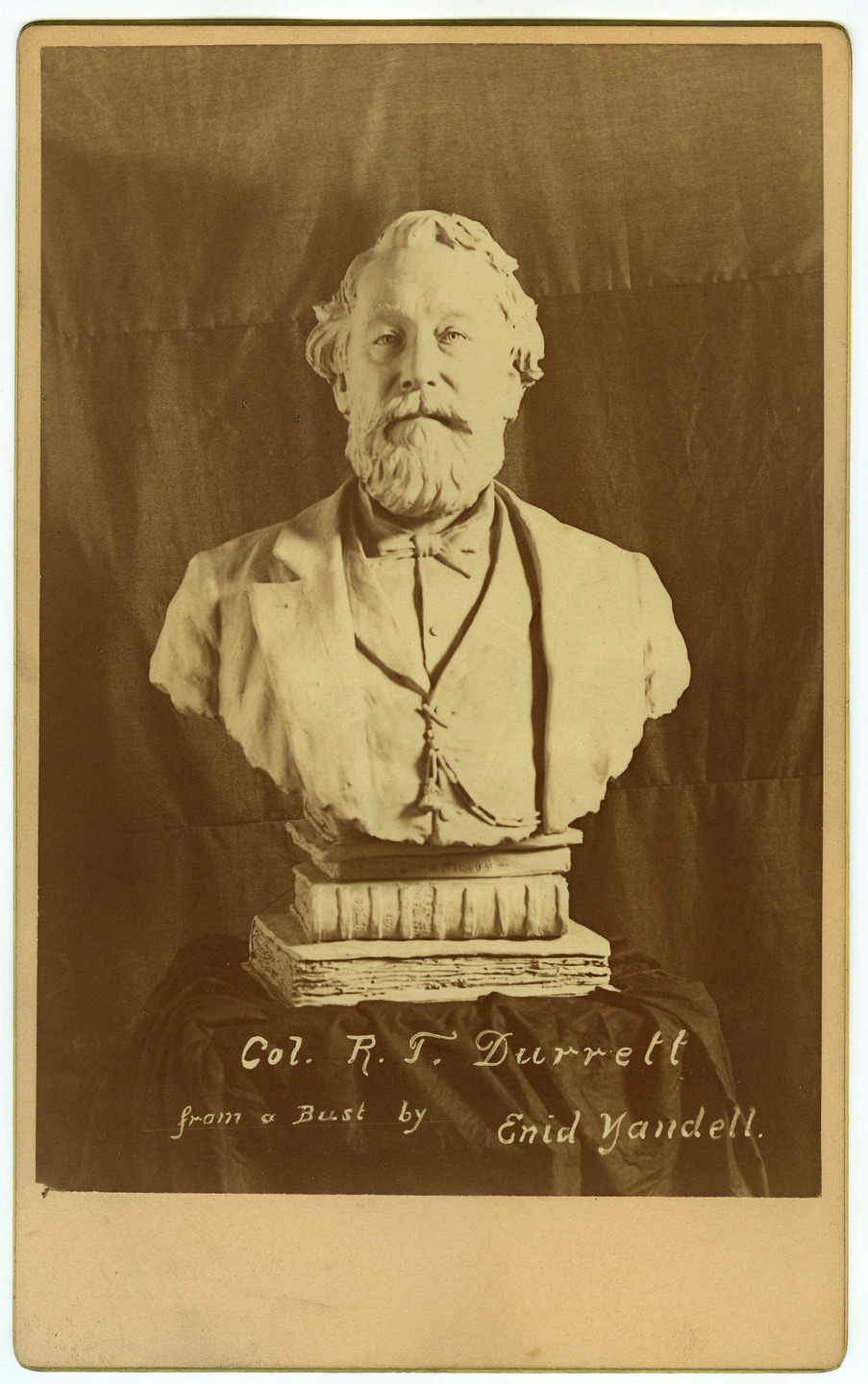 Bust of Colonel Reuben T. Durrett, by Enid Yandell